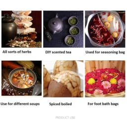 5 PC Cotton Muslin Drawstring Bag For Home Brew Wine Beer Sieve Juice Vegetable Coffee Filter Cooking Herbs Tea Gift Packaging
