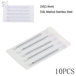 ZS Body Piercing Tool Kit 12-20G Disposable Professional Body Self Piercing Kits Clamp Gloves Tools Ear Lip Nose Navel Piercings