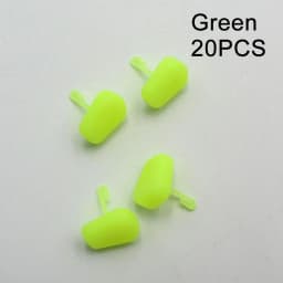 20pcs Corn Shaped Boilie Bait Carp Bait Pop Up Boilies Hair Rig Stops Carp Barbel Fishing Tackle for Making Boilies