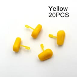 20pcs Corn Shaped Boilie Bait Carp Bait Pop Up Boilies Hair Rig Stops Carp Barbel Fishing Tackle for Making Boilies