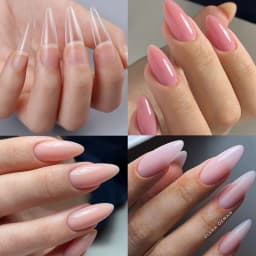 BORN PRETTY 30ml Glitter Acrylic Gel Finger Extension Nail Polish Silver Pink Extension Gel Polish Soak Off Nail Slip Solution