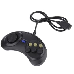 Universal Handle Game Controller Classic Wired 6 Buttons Remote Control For SEGA MD2 PC MAC Mega Drive Gaming Accessories