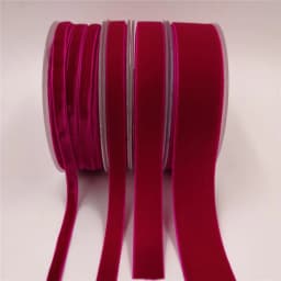 6/9/15/25mm Single Face Velvet Ribbon for Handmade Gift Bouquet Wrapping Supplies Home Party Decoration Christmas Velvet Tape