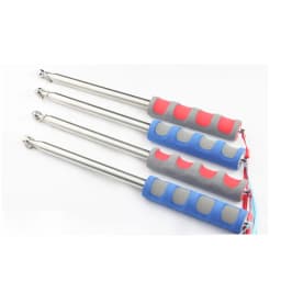 Aerxemrbrae 2M Meters Outdoor Flagpole Stainless Steel Telescopic Flag Pole for Teaching Pointer Tour Guide Banner