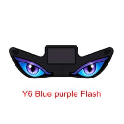 1PCS Solar Power Devil’s Eye Car Window Ambient Light With Suction Cup USB-C Rechargeable Eye Shaped Flashing Warning Lamp