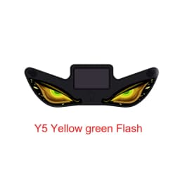 1PCS Solar Power Devil’s Eye Car Window Ambient Light With Suction Cup USB-C Rechargeable Eye Shaped Flashing Warning Lamp
