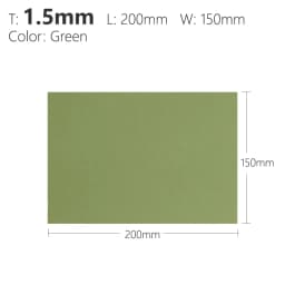 1.5mm Black Sand Army Green Orange Kydex Sheet Thermoplastic for DIY Sheath Holster Tool Parts