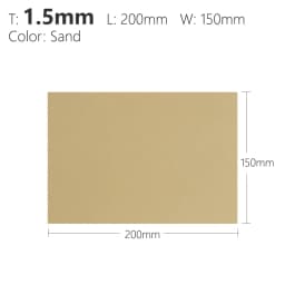 1.5mm Black Sand Army Green Orange Kydex Sheet Thermoplastic for DIY Sheath Holster Tool Parts