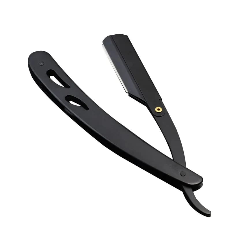 1/2/4Pcs Professional Manual Shaver Straight Edge Stainless Steel Barber Razor Men Folding Shaving Shave Beard Cutter