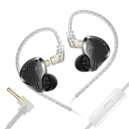 Kz Gk Kunten 1DD Dynamic Drive Earphone Hifi IEMs In Ear Earbuds 2pin Detachable Cable Metal Gamer Audiophile Headset