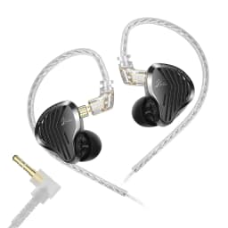 Kz Gk Kunten 1DD Dynamic Drive Earphone Hifi IEMs In Ear Earbuds 2pin Detachable Cable Metal Gamer Audiophile Headset