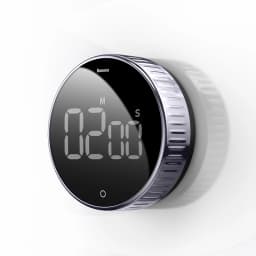 Baseus Magnetic Kitchen Timer Rotation Countdown Digital Timer Alarm Cooking Timer Clock Study Baking Reminder Stopwatch Clock