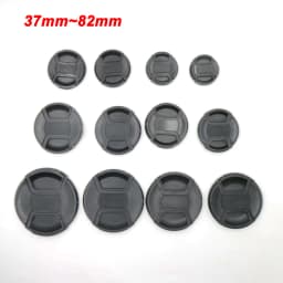 10PCS 37 40.5 43 46 49 52 55 58 62 67 72 77 82 mm Snap-on Camera Front Lens Cap Cover Protector for Canon Leica Nikon Sony