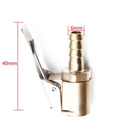 Car Air Pump Thread Nozzle Adapter 8MM Tyre Wheel Tire Air Chuck Inflator Pump Valve Clip Clamp Connector Adapter