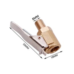 Car Air Pump Thread Nozzle Adapter 8MM Tyre Wheel Tire Air Chuck Inflator Pump Valve Clip Clamp Connector Adapter
