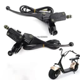 Brake Pump Left And Right Handle Brake For Citycoco Electric Scooter Front And Rear Brake Signal Wire E-Bike Brake Lever