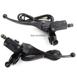 Brake Pump Left And Right Handle Brake For Citycoco Electric Scooter Front And Rear Brake Signal Wire E-Bike Brake Lever