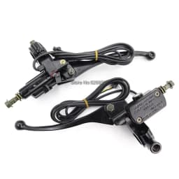 Brake Pump Left And Right Handle Brake For Citycoco Electric Scooter Front And Rear Brake Signal Wire E-Bike Brake Lever