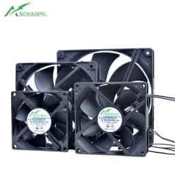 ANCHAOPU EC Brushless Cooling Fan AC 110V 120V 220V 240V Ball Bearing 2 Lines 60mm 70mm 80mm 92mm 120mm 140mm For Cabinets