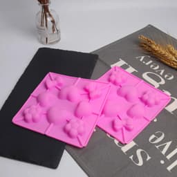 Round Shape Silicone Mold Lollipop Mould Children Kids DIY Baking Tools for Chocolate Candy Biscuit Home Kitchen Accessories