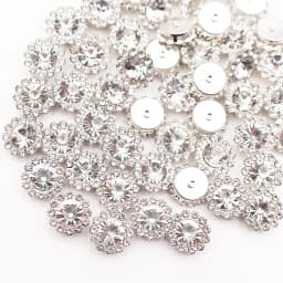 8mm-12mm Claw Rhinestones Pearl Stones Sew On Crystals Glass Beads Silver Base Stones Stass Trim Sewing Accessories Craft Gems