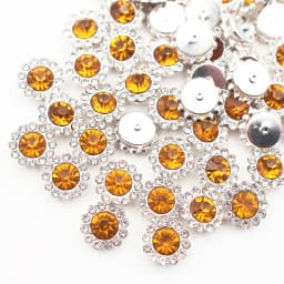 8mm-12mm Claw Rhinestones Pearl Stones Sew On Crystals Glass Beads Silver Base Stones Stass Trim Sewing Accessories Craft Gems