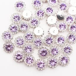 8mm-12mm Claw Rhinestones Pearl Stones Sew On Crystals Glass Beads Silver Base Stones Stass Trim Sewing Accessories Craft Gems
