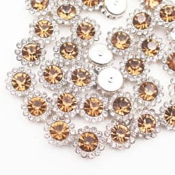 8mm-12mm Claw Rhinestones Pearl Stones Sew On Crystals Glass Beads Silver Base Stones Stass Trim Sewing Accessories Craft Gems