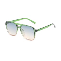 SHAUNA Retro Double Bridges Square Sunglasses Women Fashion Rivets Decoration Eyewear Shades UV400 Men Trending Sun Glasses