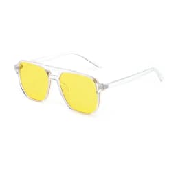 SHAUNA Retro Double Bridges Square Sunglasses Women Fashion Rivets Decoration Eyewear Shades UV400 Men Trending Sun Glasses