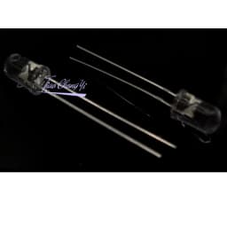 100PCS UV LED Diode DIP 3mm 5mm Diodes Clear UV 395nm LED Ultraviolet Ultra Violet LED Kit