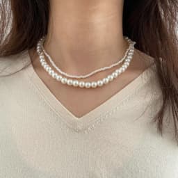 YWZIXLN 2021 Trend Elegant Jewelry Wedding Big Pearl Necklace For Women Fashion White Imitation Pearl Choker Necklace N0179