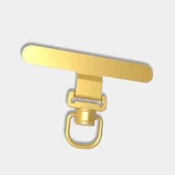 360 Rotating Phone Lanyard Clip Metal Stainless Steel Tether Tab Gasket Universal Anti-Lost Phone Strap Holder Adapter Connector