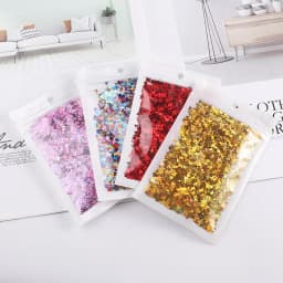 Ultrathin 3mm Butterfly Sequins Laser Glitter Nail Sequin Paillettes Eo-Friendly PET Sequin for Nails Art Wedding Decoration 10g