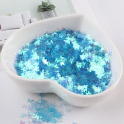 Ultrathin 3mm Butterfly Sequins Laser Glitter Nail Sequin Paillettes Eo-Friendly PET Sequin for Nails Art Wedding Decoration 10g