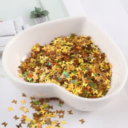 Ultrathin 3mm Butterfly Sequins Laser Glitter Nail Sequin Paillettes Eo-Friendly PET Sequin for Nails Art Wedding Decoration 10g