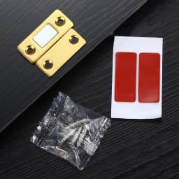 NAIERDI 2pcs/Set Magnet Door Stops Hidden Door Closer Magnetic Cabinet Catches With Screw For Closet Cupboard Furniture Hardware