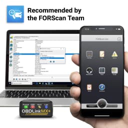 OBDLink MX PLUS OBD2 Scanner Diagnostic Scan Tool for iOS Android, Kindle Fire or Windows Device