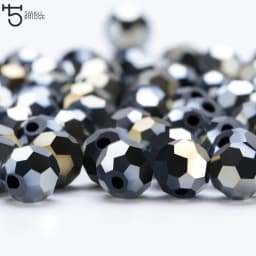 3 4 6 8mm Czech Black Glass Beads For Jewelry Making Bracelet Diy necklace beads Round loose Spacer Crystal Beads Wholesale Z102