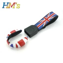 Car Key Ring For Mini Cooper F55 F54 Clubman JCW Key Chain Holder For Mini Cooper JCW One F54 F55 F56 F60 Countryman Accessories