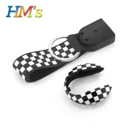 Car Key Ring For Mini Cooper F55 F54 Clubman JCW Key Chain Holder For Mini Cooper JCW One F54 F55 F56 F60 Countryman Accessories