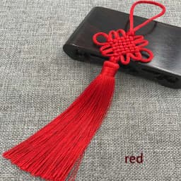 2pcs/lot Chinese Knot Tassel Silk Fringe Bangs Flower Tassel Trim Decorative Garment for Curtains Home Decoration Accessories