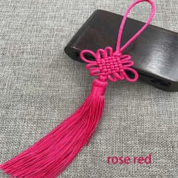 2pcs/lot Chinese Knot Tassel Silk Fringe Bangs Flower Tassel Trim Decorative Garment for Curtains Home Decoration Accessories