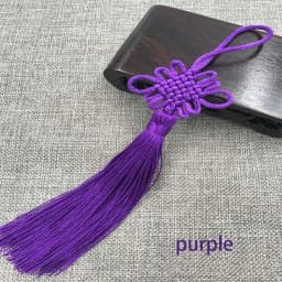 2pcs/lot Chinese Knot Tassel Silk Fringe Bangs Flower Tassel Trim Decorative Garment for Curtains Home Decoration Accessories