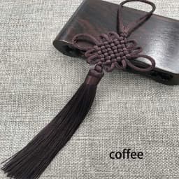 2pcs/lot Chinese Knot Tassel Silk Fringe Bangs Flower Tassel Trim Decorative Garment for Curtains Home Decoration Accessories