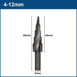 XCAN Step Drill Bit Metal Drill 4-12/20/32mm 6-30mm HSS Cobalt Step Cone Drill Bit Set Wood/Metal Hole Cutter Drilling Tool