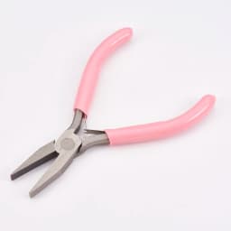 PandaHall Jewelry Pliers Tools for Jewelry Making Flat Nose Pliers Polishing Jewelry Making Tools 12x7.3x0.9cm