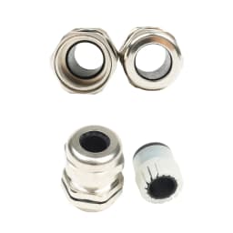 1piece Nickel Brass Metal IP68 Waterproof Cable Glands Connector Wire Glands For 3-44mm Cable High Quality M PG Cable Glands