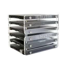 2F DIY2.5 inch solid state hard disk SSD acrylic bracket hard disk box external hard disk DE088
