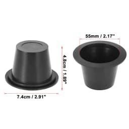 uxcell 2Pcs 55/60/65/70/75/80/83/85/90/95/100/105mm Dia Rubber Housing Seal Cap Dust Cover for Car LED HID Headlight Lamp